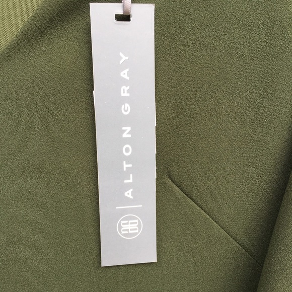 NWT ALTON GRAY MIDI DRESS 👗 SIZE 0 - Picture 5 of 10